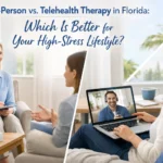 In-Person vs. Telehealth Therapy in Florida: Which Is Better for Your High-Stress Lifestyle?